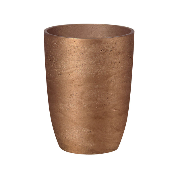 Mineral Small Tapered  Vase -  Metallic Bronze
