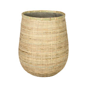 Bamboo Indoor Basket Pot - Natural