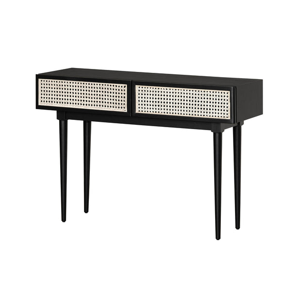 Cane Console Table