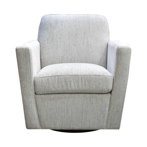 Cooper Swivel Club Chair - Woven Linen
