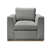 Anderson Club Chair - Woven Charcoal