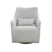 Kenneth Swivel Chair - Woven Linen