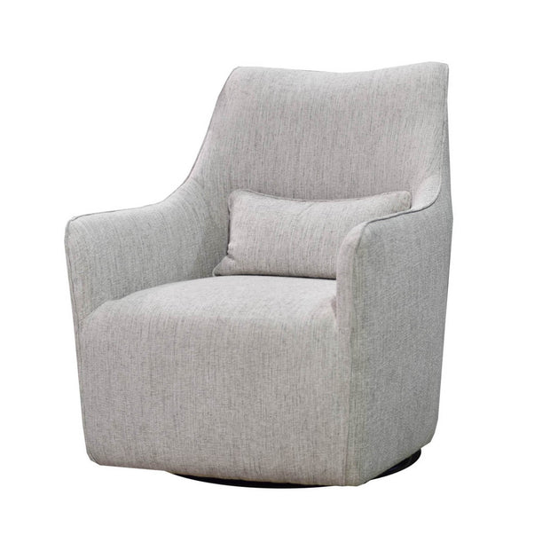 Kenneth Swivel Chair - Woven Linen