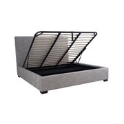 Finlay Storage King Bed - Dovetail Grey Linen