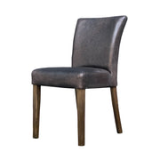 Marlow Dining Chair - Black Top Grain Leather
